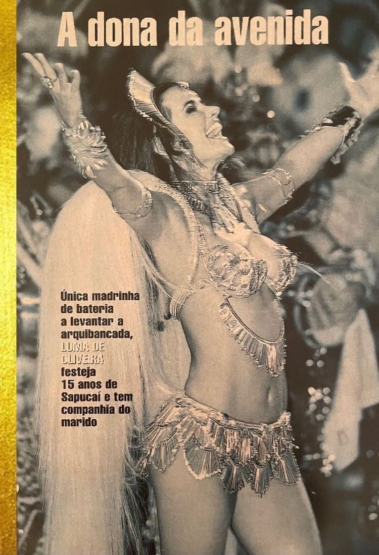 Reportagem sobre Luma no Carnaval