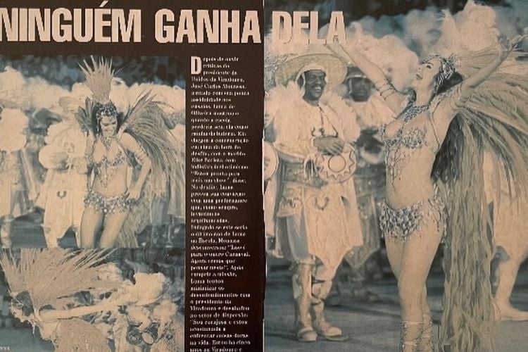 Reportagem sobre Luma no Carnaval