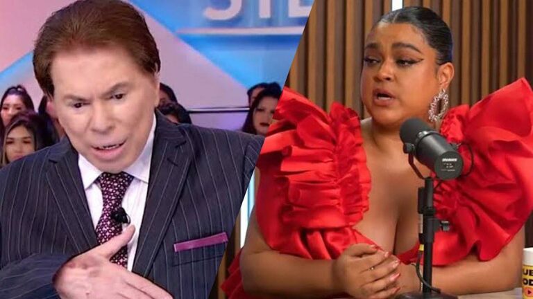 Preta Gil e Silvio Santos.