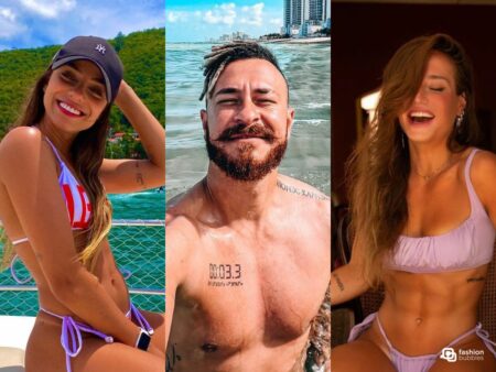 Key Alves, Fred e Bruna Griphao do BBB 23 com suas tatuagens.