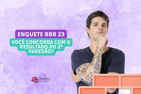 Montagem com Gabriel Fop para ilustrar a enquete BBB 23