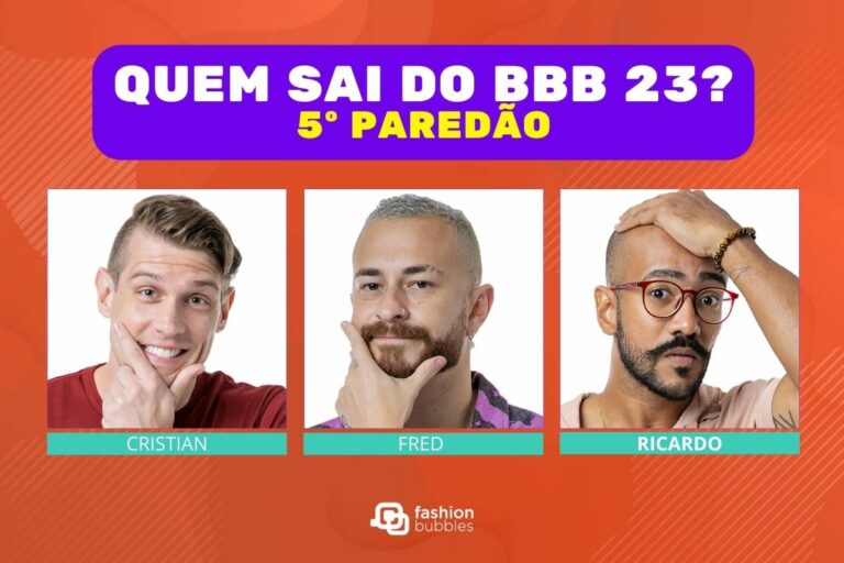 Montagem com os emparedados Cristian, Fred Desimpedidos, Ricardo Alface para ilustrar a enquete BBB 23