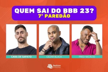 Enquete BBB 23 + Votação Gshow: Cara de Sapato, Cezar e Fred Nicácio, quem sai e quem fica no 7º Paredão?