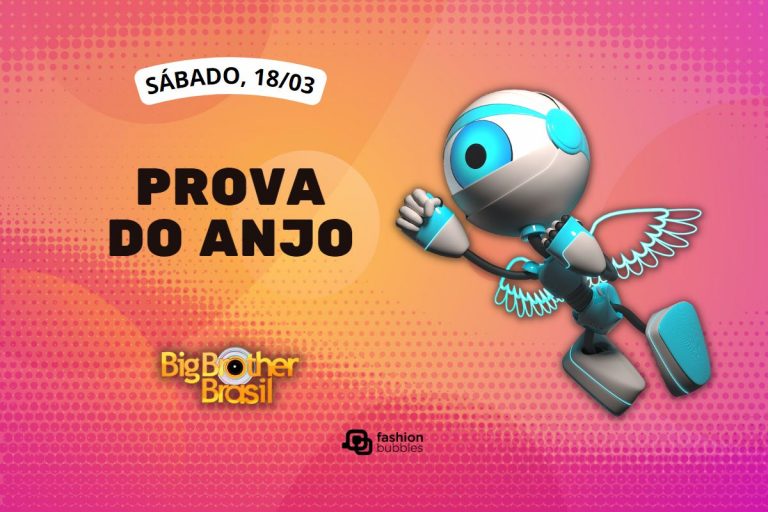 fundo rosa e laranja com imagem do robô e que horas começa o BBB 23 hoje, 18/03