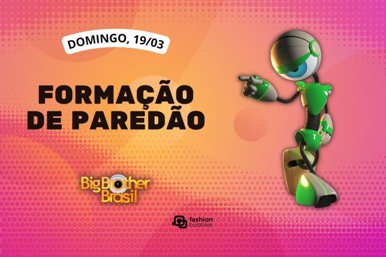 fundo rosa e laranja com imagem do robô e que horas começa o BBB 23 hoje, 19/03