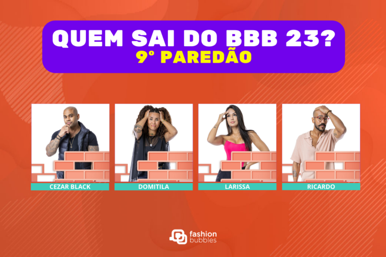 Montagem com os emparedados BBB23