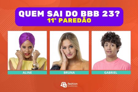 Enquete BBB 23 11º Paredão: Aline, Bruna ou Gabriel, quem sai e quem fica para o Top 10 do Big Brother Brasil?