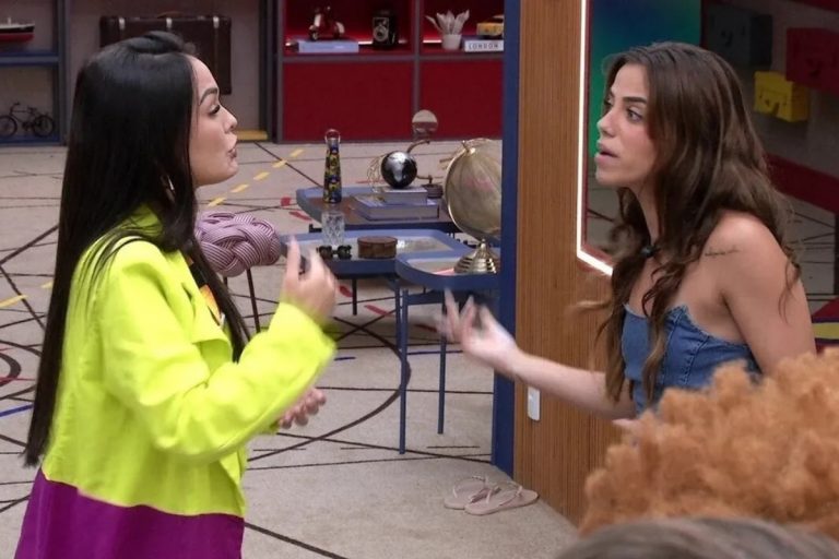 Key Alves e Larissa discutindo no BBB 23