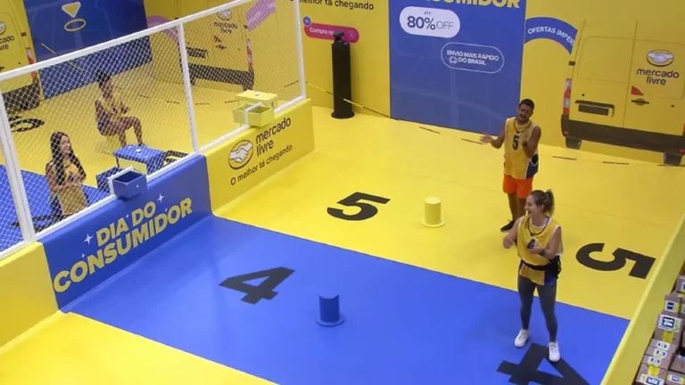 Brothers disputam a Prova do Líder patrocinada pelo Mercado Livre no BBB 23