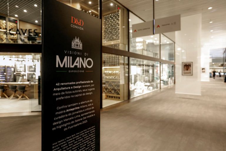 Shopping D&D recebe a primeira edição da exposição Visioni Di Milano.