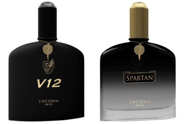 Lançamentos da Zirconia Privé, os perfumes V12 e Spartan. 