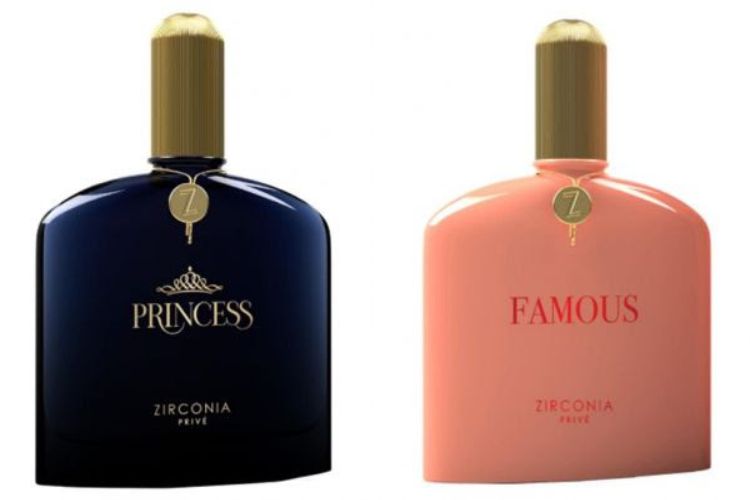 Lançamentos da Zirconia Privé, os perfumes Princess e Famous. 