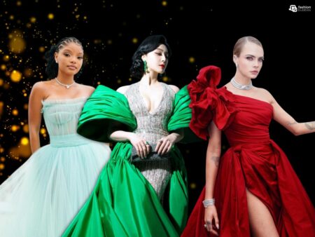 Foto de Halle Bailey, Bing Bing e Cara Delevingne no Oscar 2023.