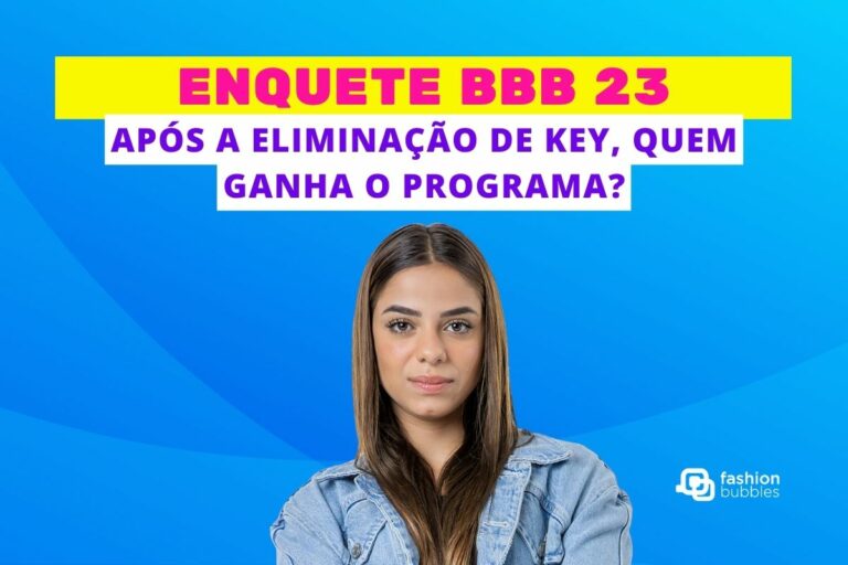 Montagem da eliminação de Key Alves para ilustrar a enquete BBB 23