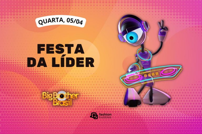 fundo rosa e laranja com imagem do robô e que horas começa o BBB 23 hoje, 05/04