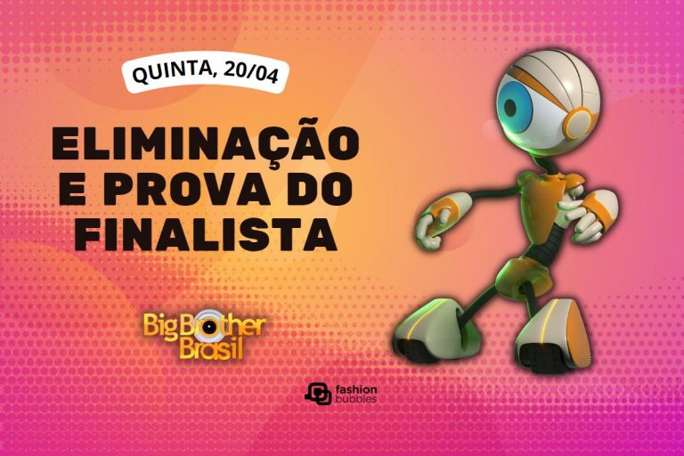fundo rosa e laranja com imagem do robô e que horas começa o BBB 23 hoje, 20/04