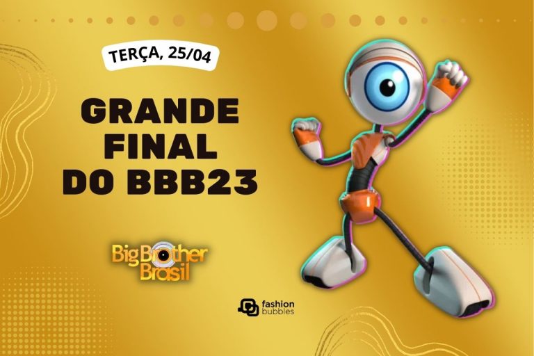 fundo dourado com imagem do robô e que horas começa o BBB 23 hoje, 25/04