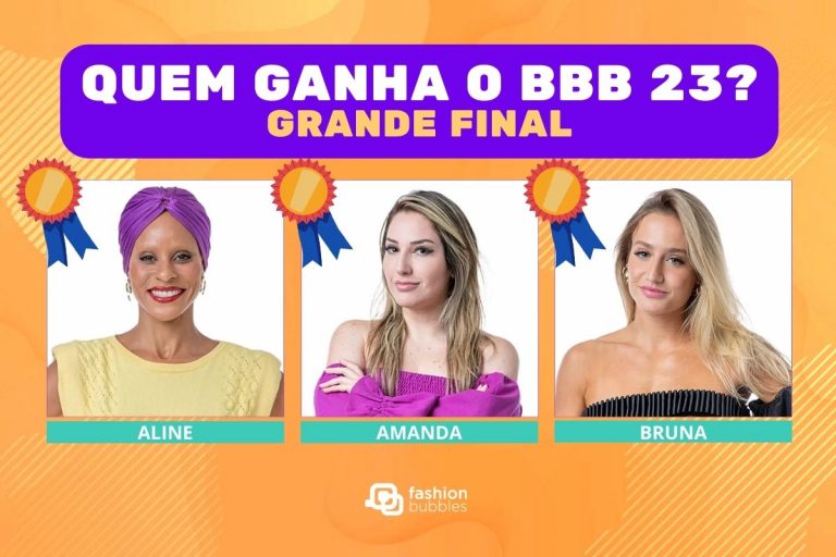 Imagem com as finalistas do BBB 23 e texto "Quem ganha"