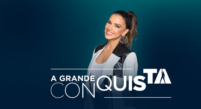 Mariana Rios, apresentadora do reality show A Grande Conquista