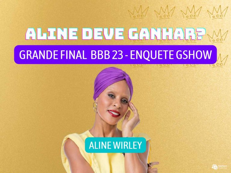 Montagem com foto de Aline Wirley do BBB 23.