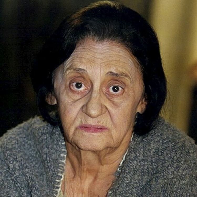 Laura Cardoso em foto antiga de personagem de A Padroeira, novela da Globo.