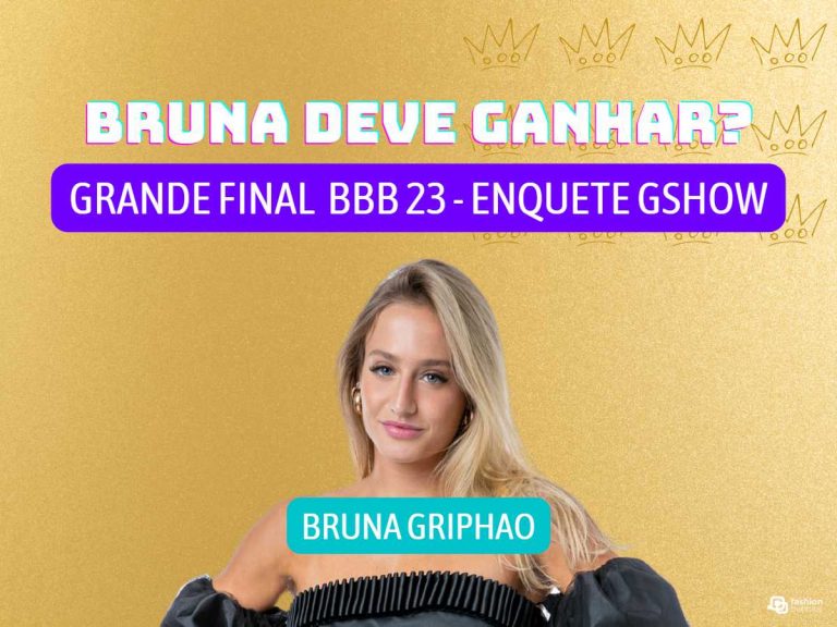 Montagem com foto de bruna Griphao do BBB 23.