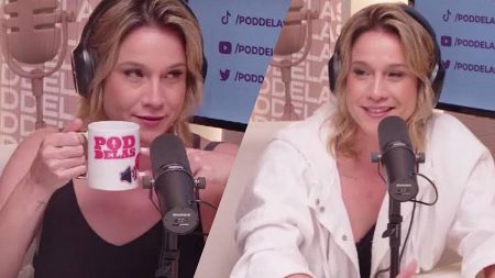 Fernanda Gentil em podcast.