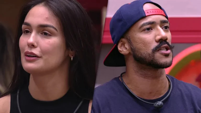 Larissa e Ricardo Alface antes do brother ser eliminado no BBB 23