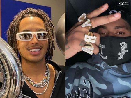 Foto de Matuê e Orochi, rappers brasileiros.