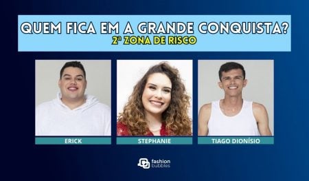 Enquete A Grande Conquista + Votação R7: Erick, Stephanie ou Tiago Dionisio, quem fica na 2ª Zona de Risco? E quem sai?