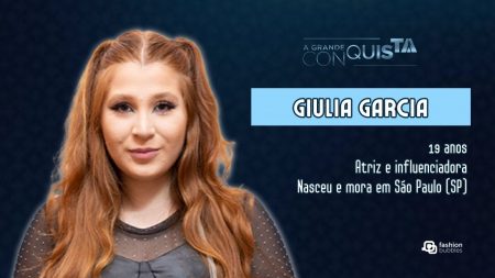 A Grande Conquista: Quem é Giulia Garcia? Saiba mais sobre a atriz que foi comparada com um ex-BBB