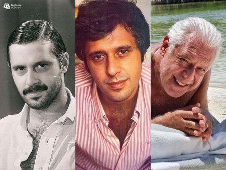 Montagem com 3 fotos de Antônio Fagundes durante sua vida