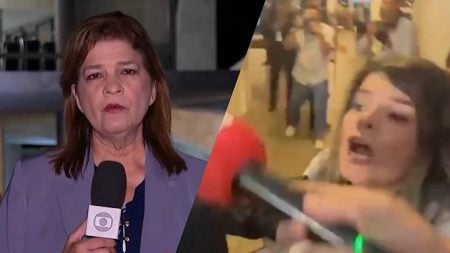 Delis Ortiz agredida, TV Globo.