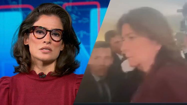 Delis Ortiz agredida, TV Globo.