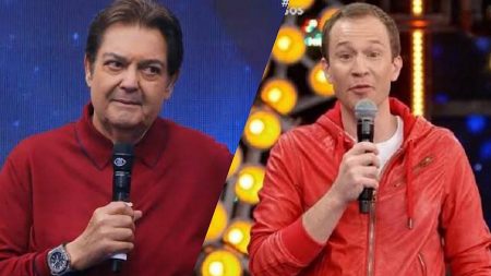 Faustão e Tiago Leifert.