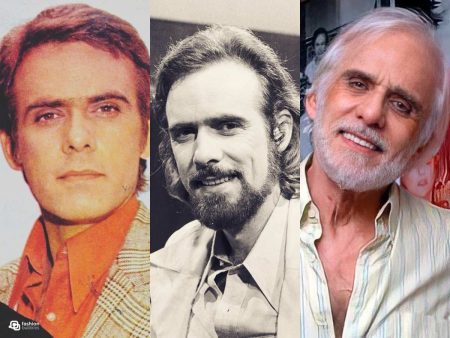 Montagem com 3 fotos de Francisco Cuoco ao longo da carreira