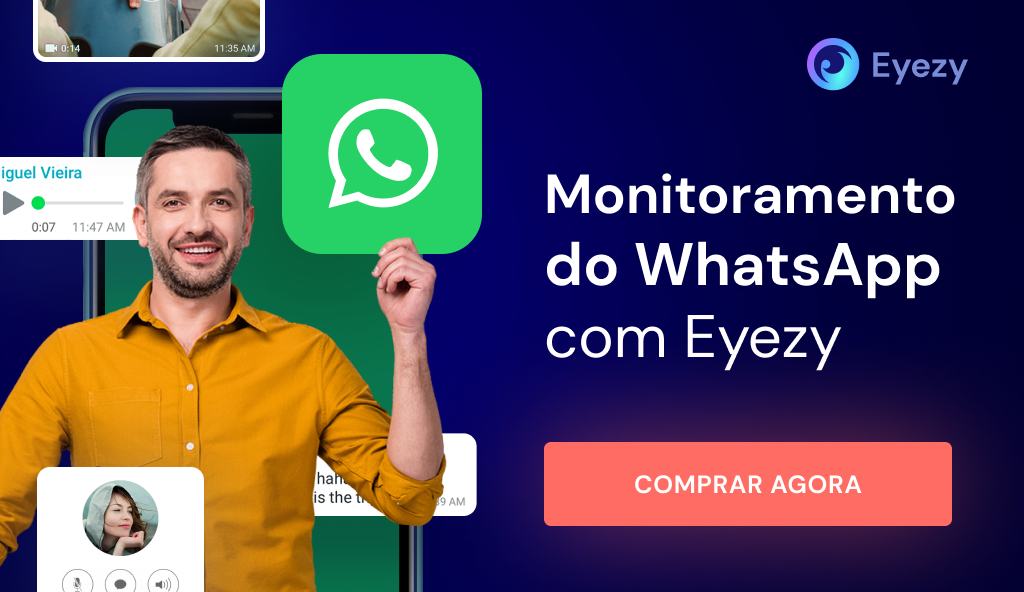 banner Eyezy sobre monitoramento do WhatsApp
