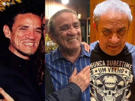 Montagem com 3 fotos de Zé Ramalho ao longo de sua vida