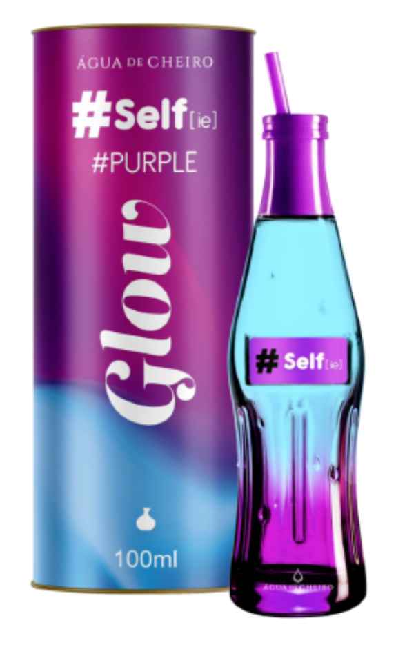 foto de novo perfume da água de cheiro, embalagem em formato de garrafa