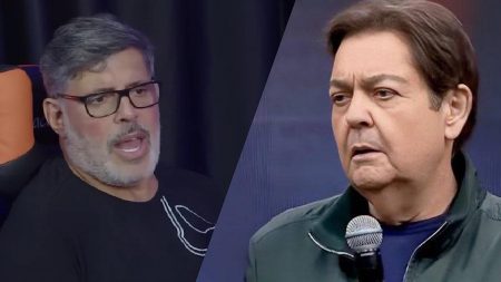 Alexandre Frota e Faustão.