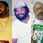 Montagem com 3 fotos de Arlindo Cruz ao longo de sua vida