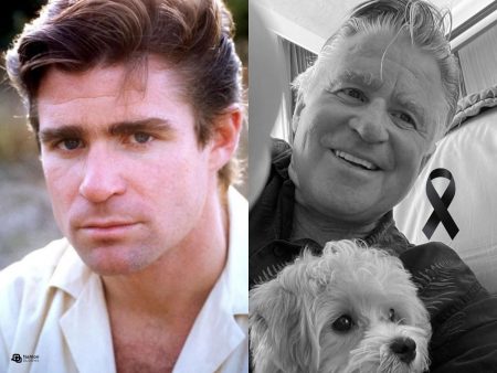 Montagem com 2 fotos do ator Treat Williams, quando jovem e antes de morrer