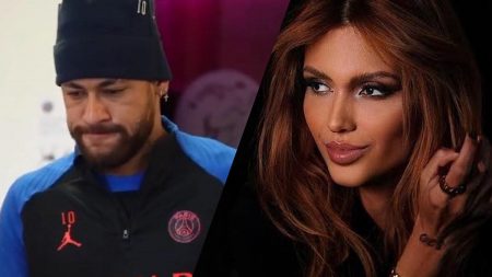 Neymar e Fernanda Campos.