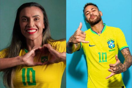 Salário de Marta e Neymar: Relógio do jogador equivale a quase um ano dos vencimentos da Rainha do Futebol