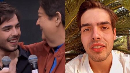 Filho do Faustão na TV.
