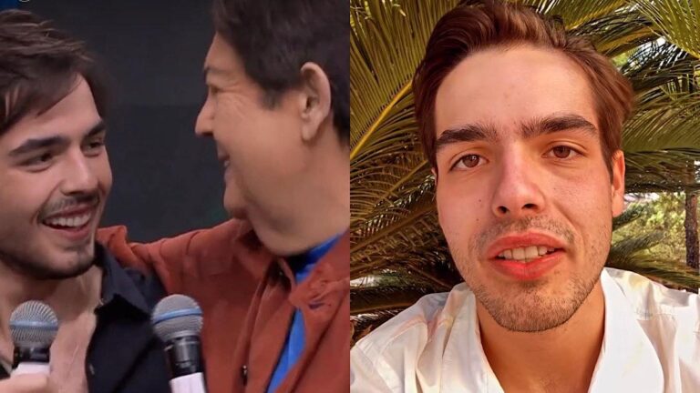 Filho do Faustão na TV.