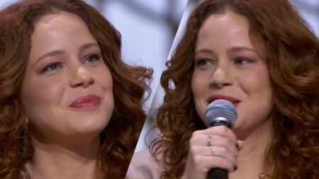 Leandra Leal no Encontro.