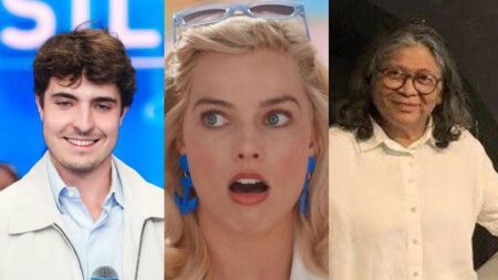 João Augusto, Margot Robbie e Marlene Mattos .