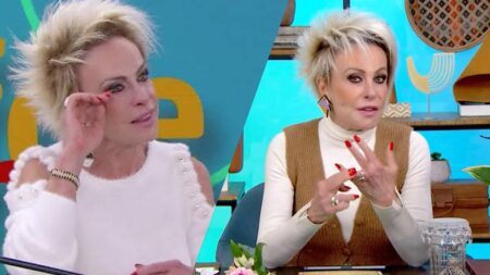 Ana Maria Braga de férias.
