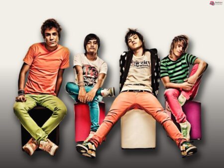 Foto da banda Restart para o 1º disco, em setembro de 2009